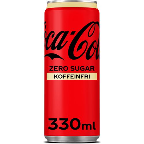 Coca-Cola Zero Sugar Koffeinfri  33 cl.       +1:-PANT